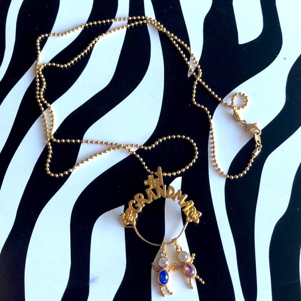 3 for $30 Gold Tone #1 Grandma Necklace